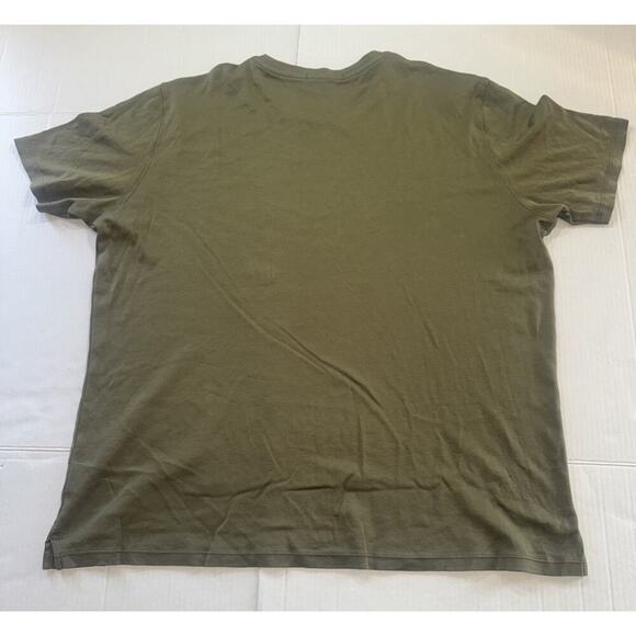 Robert Barakett Men's XXL Dark Green Tee Modern Casual Short Sleeve - Picture 7 of 7